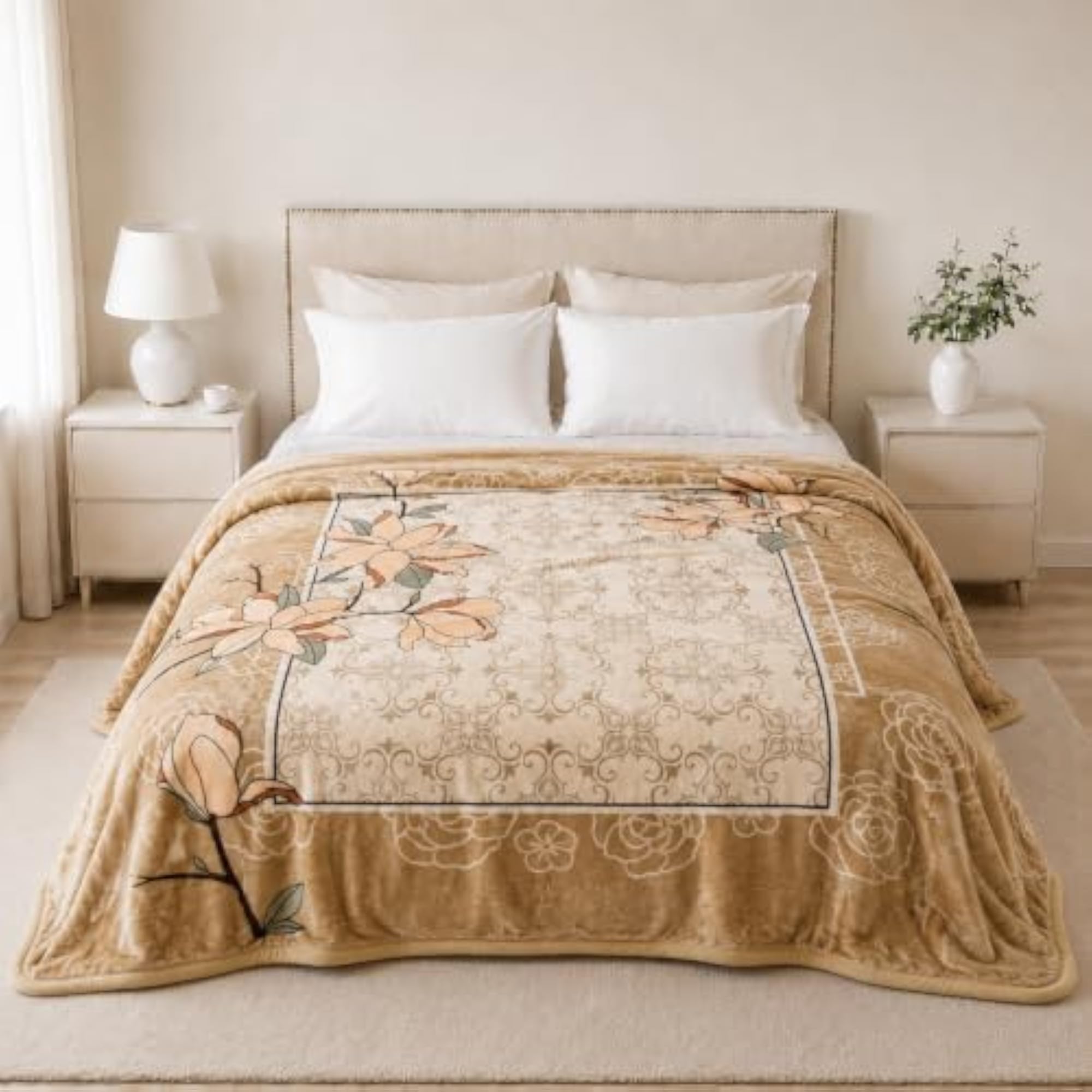Luxuriously Soft Double Bed King Size Mink Blanket