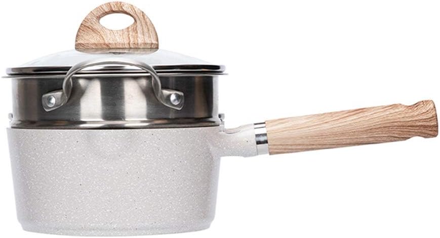 品質のふた 赤ちゃんのための2リットル容量のソースパン 双方向のノズルと小stewpanテフロン加工のミルクパン 色 特別セール品 B 18cm