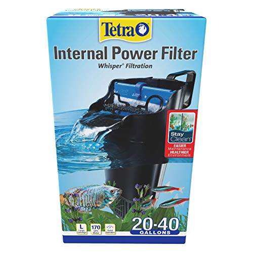 Tetra Whisper In-Tank Filter 40i with BioScrubber - 20-40 gallon (25818), Black - Image 6