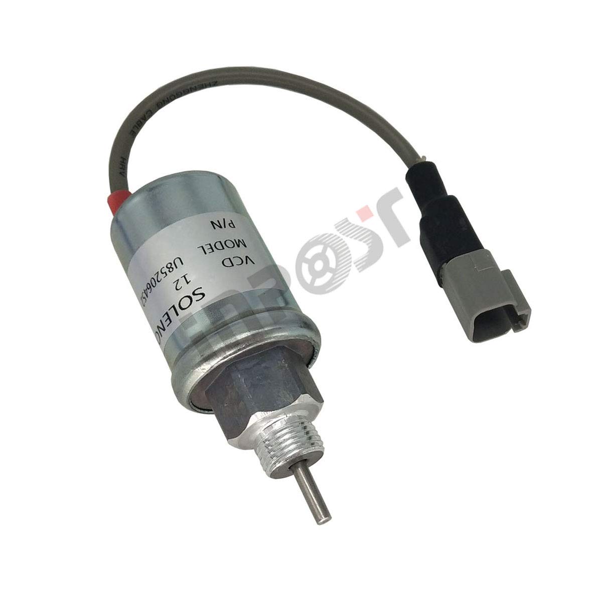 U85206451 - Solenoide de parada de 12 V para Perkins 402D 403D 404D 404C 403C U85206452 U85206450 185206452 185206450 185206192