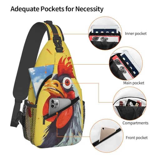 Bolso cruzado bandolera para hombres y mujeres miniatura 4