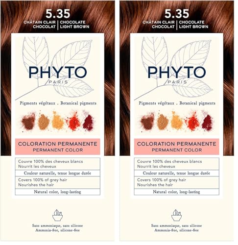 Phyto Color Kit 5.35 Castano Chiaro Cioccolato Colorazione Permanente senza