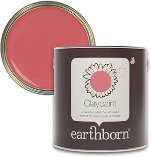 earthborn Claypaint, Breathable paint for Walls and Ceilings (Delilah, 5 Litre)