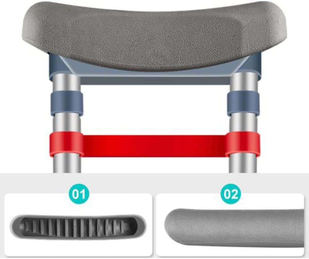 1 par de muletas ajustables para las axilas, bastón de aluminio para caminar, muletas telescópicas con botón pulsador para hombres y mujeres, para adultos y niños con alturas de 130-195 cm, ca