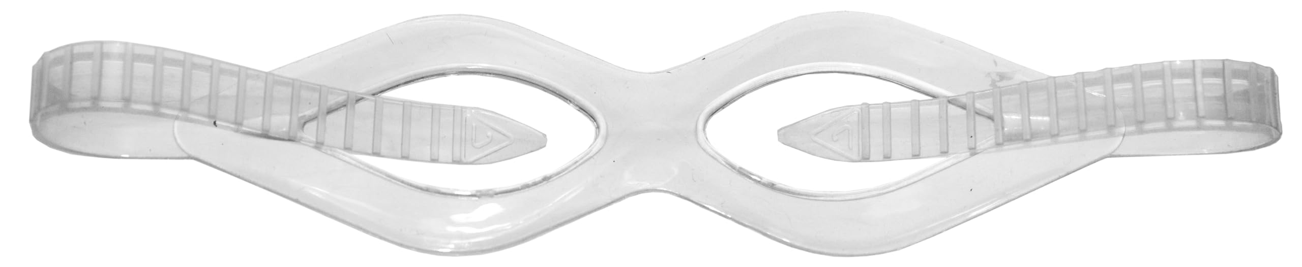 CRESSI Galileo Goggles Strap Clear - Original Swimming Goggle Strap, Transparent/Aquamarine, One Size, Unisex