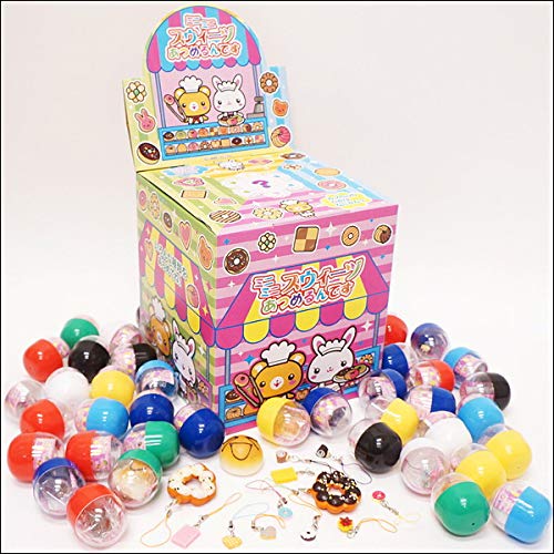 Amazon | ガチャカプセル入りミニスイーツ集め 60個 1651 | カプセル