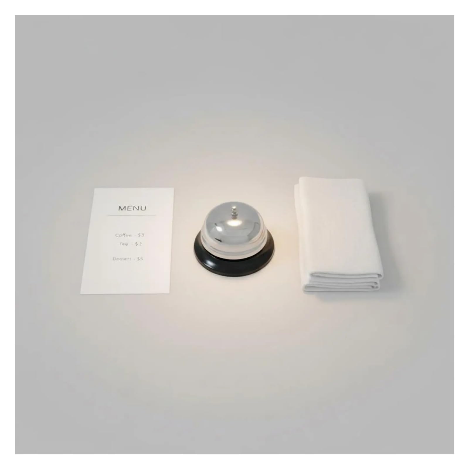 Timbre Llamada Mesa Timbre de alerta pedido restaurante | No se requieren baterías Cocina Comida Servicios for huéspedes Suministro Metal duradero