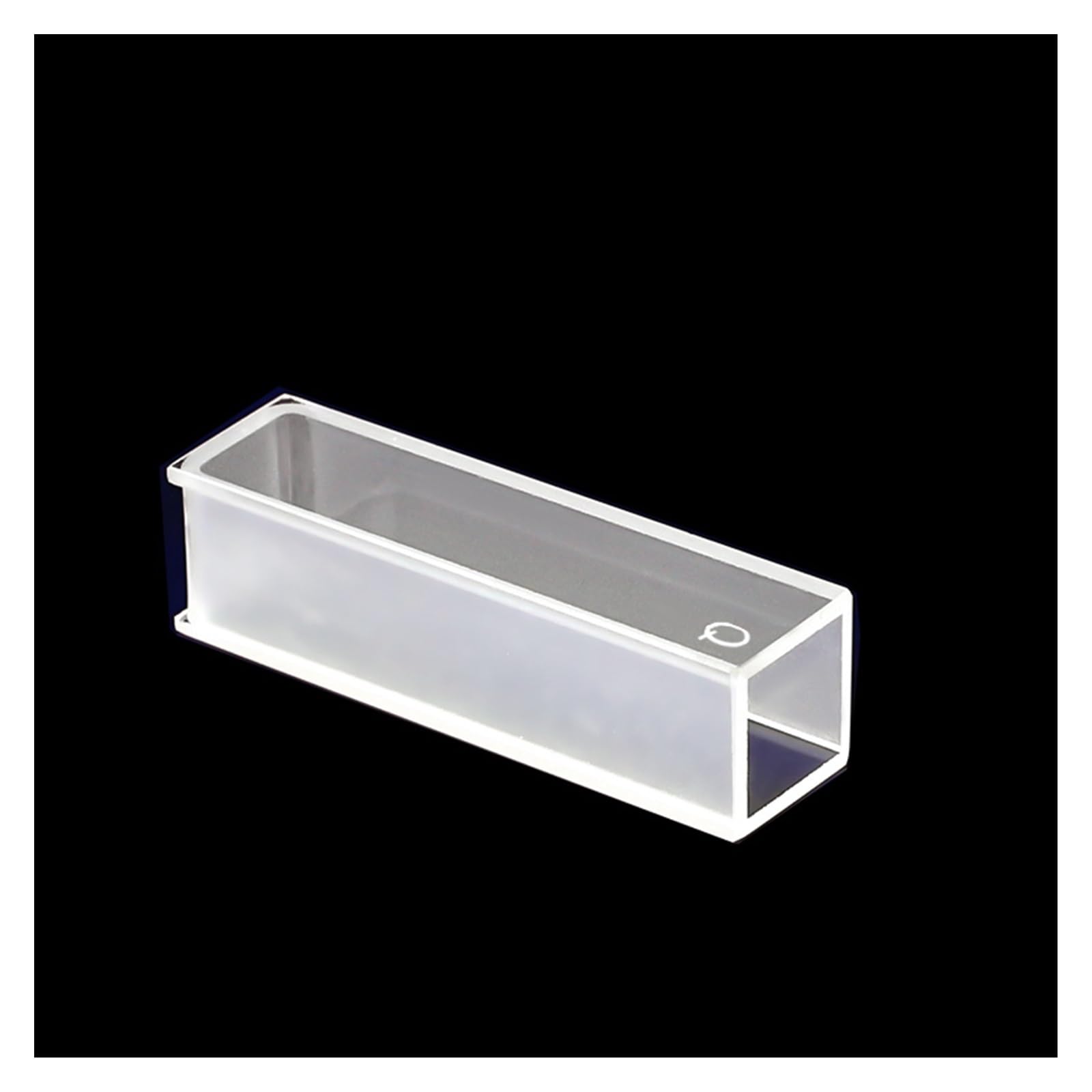 Cuvette al quarzo da 2 pezzi 3,5 ml con coperchio e lunghezza del percorso di 10 mm for laboratorio spettrofotometro
