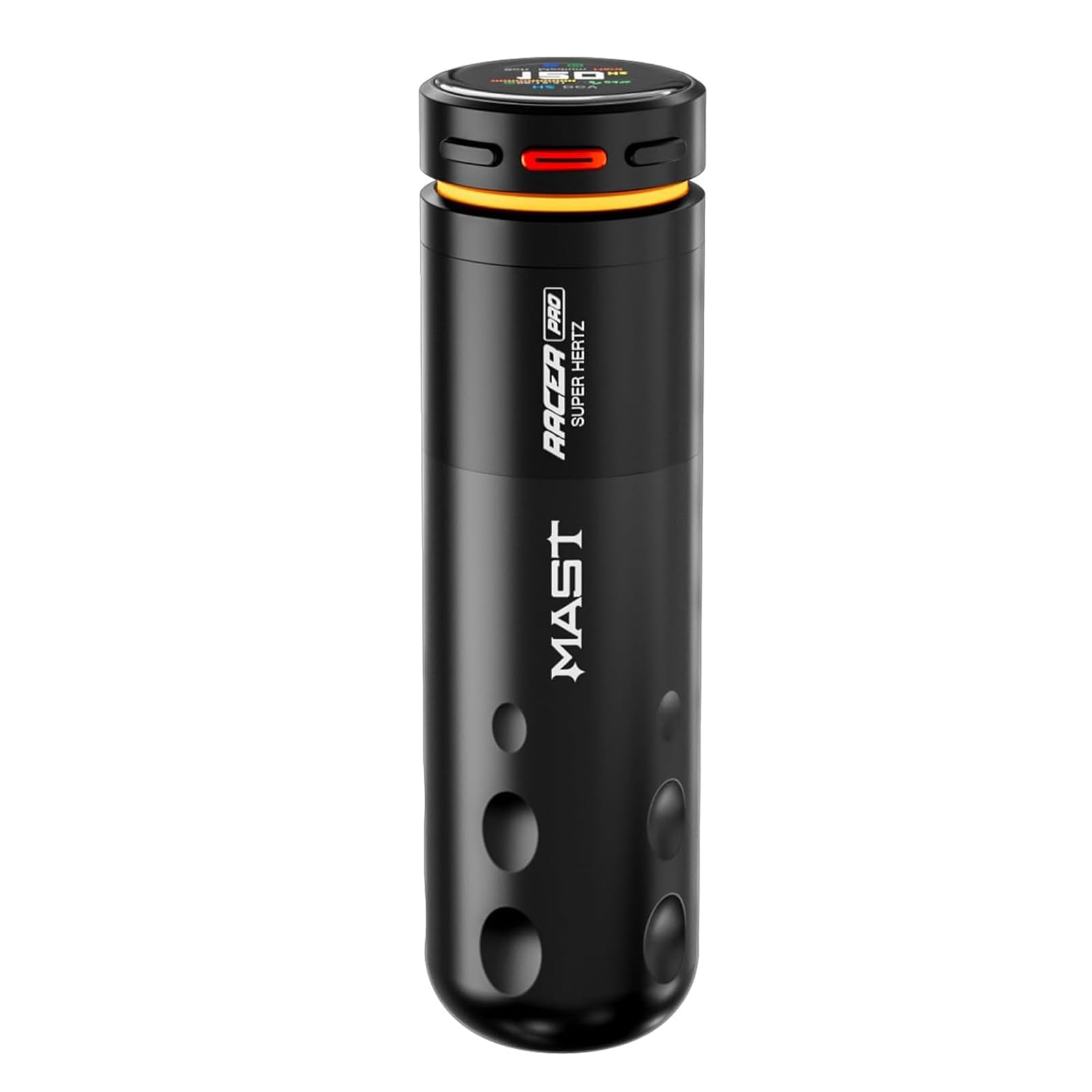 Mast Racer Pro Máquina de Tatuar Rotativa Inalámbrica 3-140Hz Ajustable (Modo Suave/Fuerte) con Batería 1520mAh & Motor Mcore-Pro Profesional Tattoo Machine Pen