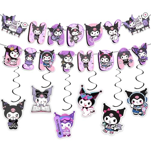 MUSNOW 13Pack Kuromis Party Supplies,12pcs Hanging...