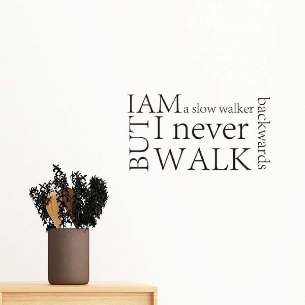 Sticker Je suis Un Lent Walker amovible sans trace pour papier peint et mur