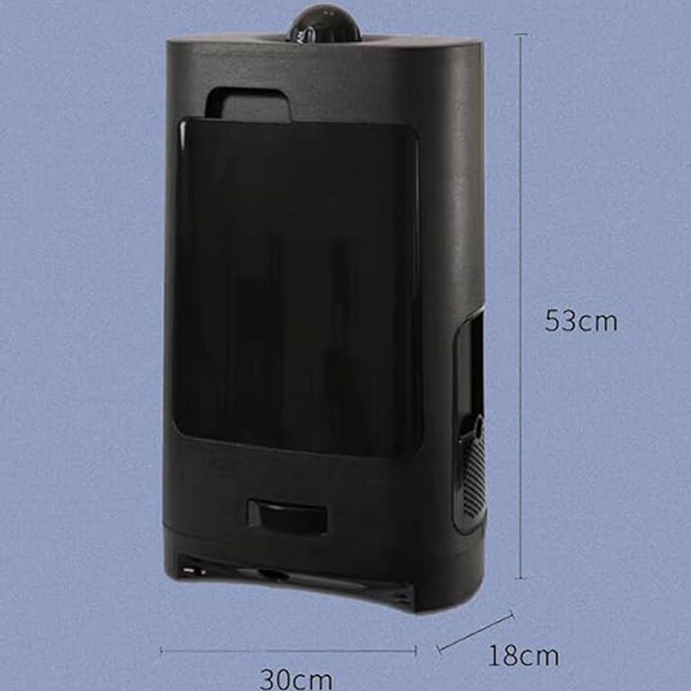 Aspiradora de salón con pelo roto, aspiradora de salón con pelo roto, aspiradora de peluquería de 1400 W, aspiradora estacionaria sin contacto de 2,7 l con filtro, bote de basura de barbería for salón