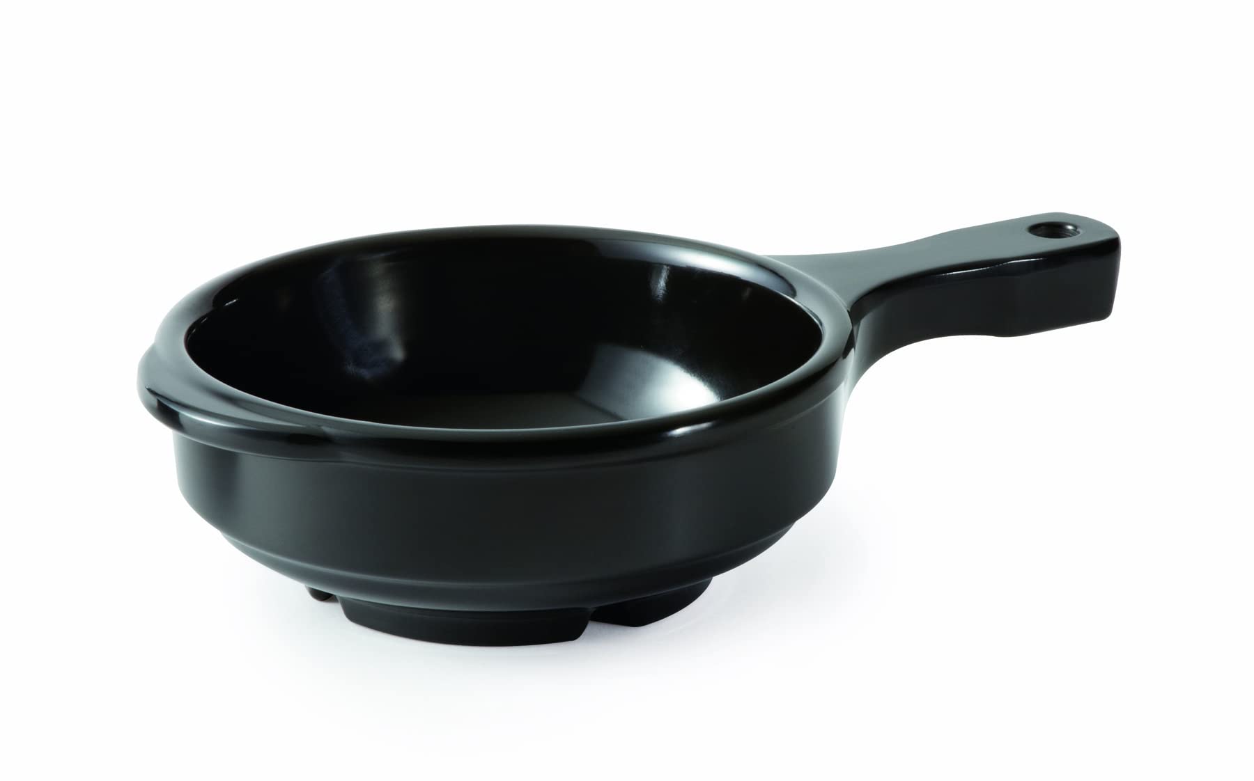 GET HSB-112-BK-EC Soup Bowl with Handle, 12 Ounce, Black (Set of 4)