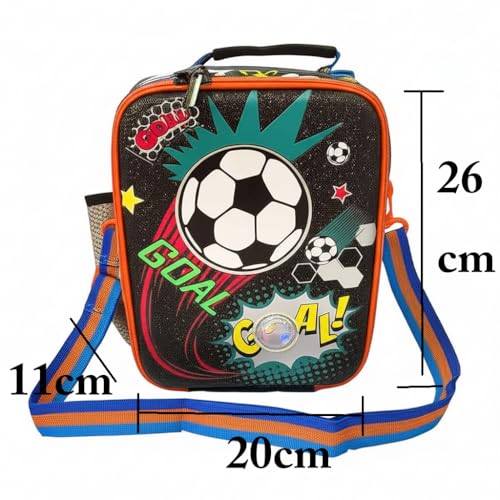 Image of Lunch Bag for Kids, Lunch Bag for Office Men, Women and Kids, Canvas Tiffin Bags for School, Picnic, Work, Carry Bag for Lunch Box and Water Bottle (Vertical Mermaid D)