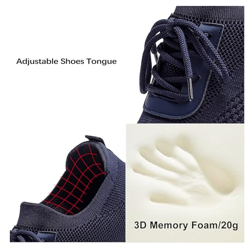 Men's Casual Dress Oxfords Comfortable Shoes Knit Lightweight Breathable Fashion Sneaker2