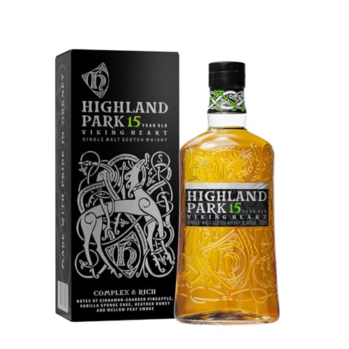 Highland Park 15 Jahre Viking Heart Single Malt Scotch Whisky (44 Prozent Vol, 1 x 0.7 l) –...