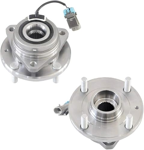 DRIVESTAR 513250 Buje de rueda delantera y conjunto de cojinetes para conductorpasajero para Chevy Epica 2004 05 06 Suzuki Verona (4 lengüetas 4