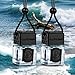 Luxury Perfume Scented Car Air Freshener for Summer - Hanging Essential Oil Diffuser with 90-Day Long-Lasting Fragrance, Non-Toxic & Eco, Premium Gift for Men/Women(Pacific Ocean Breeze, 2 x 8ml)