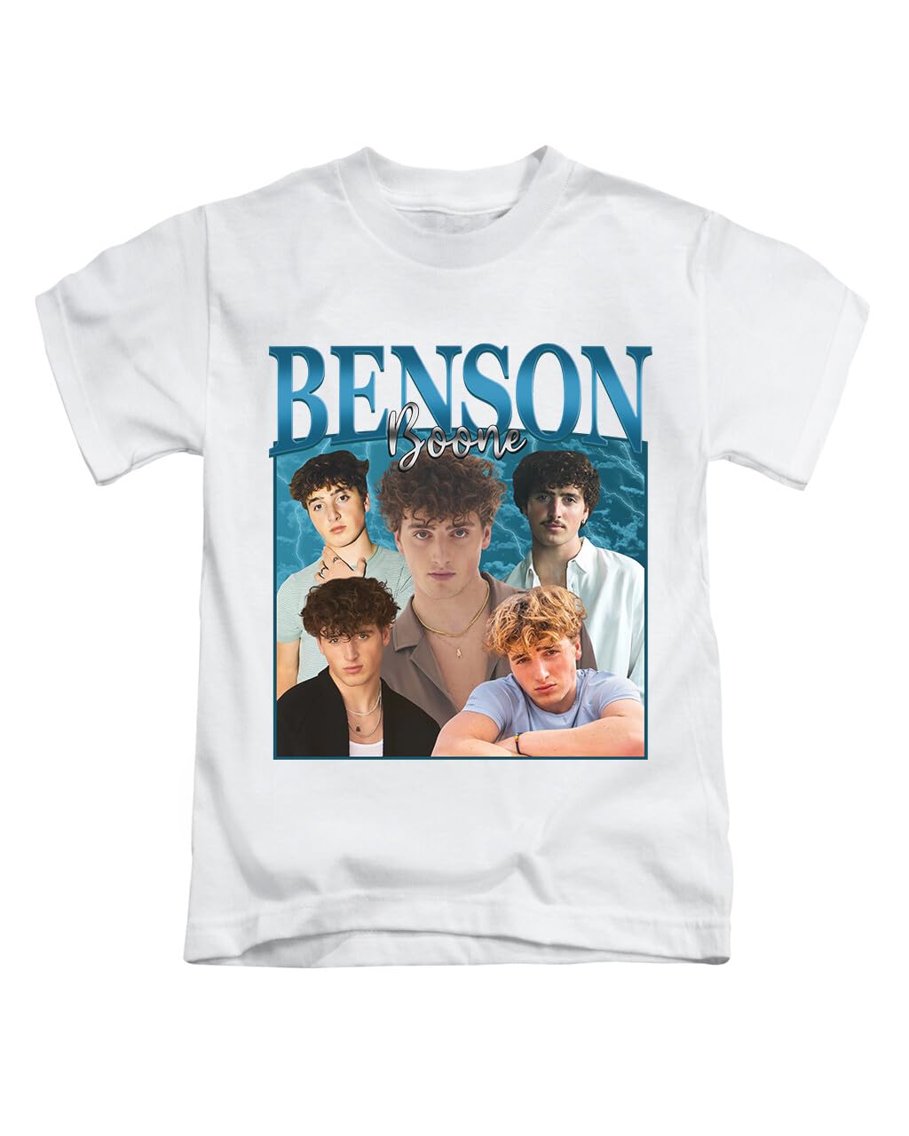 New Spirit Original Unisex White Benson Boone Tee T-Shirt Funny T Shirt Top