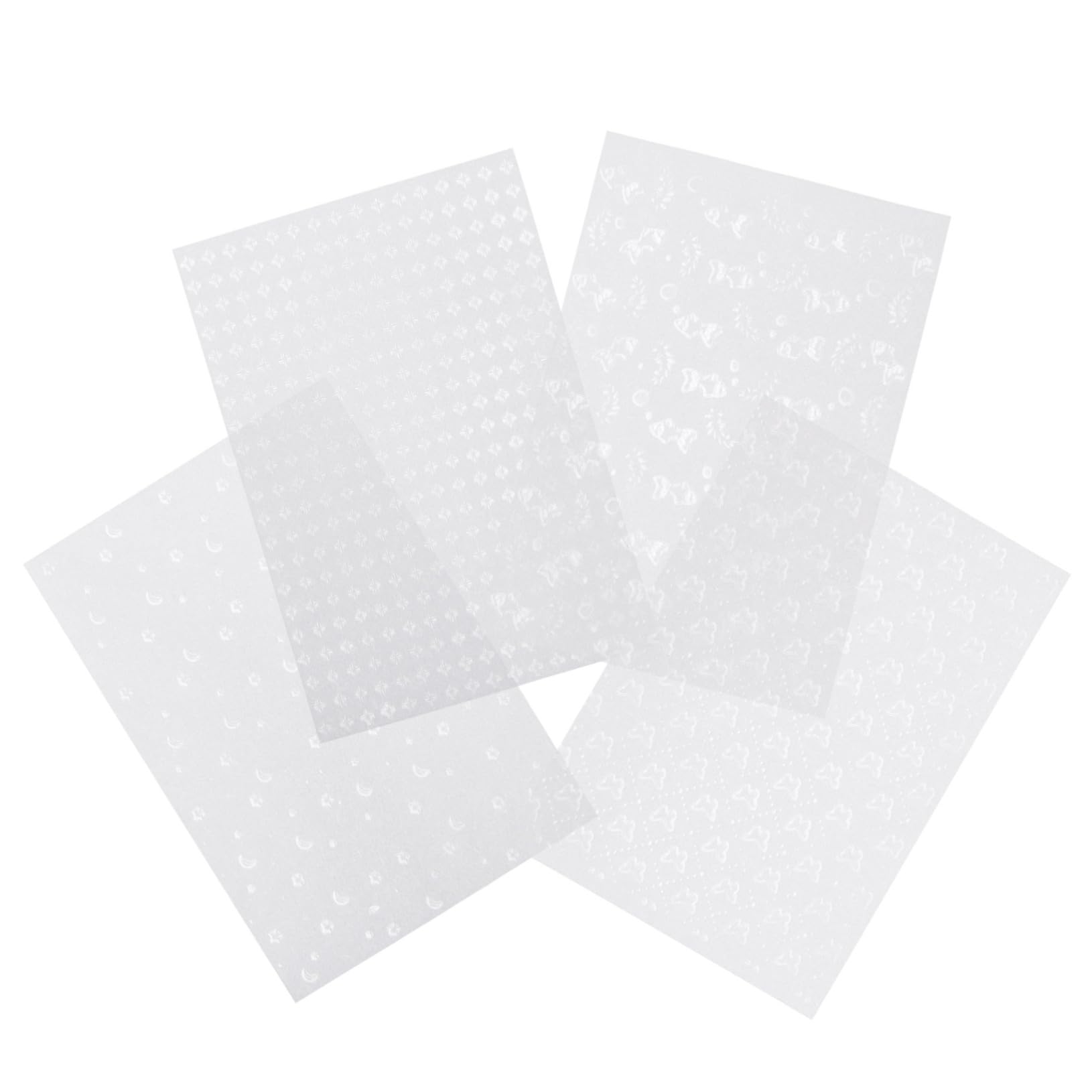 SHINEOFI 4 Sätze Scrapbook-papier Foto-sammelalbum Pastell Gaffers Tape Geschenkpapier Scrapbooking Tagebuchband Sammelalbumpapier Zeitschrift Klebstoff Zeitungspapier Weiß 40 Blätter * 4