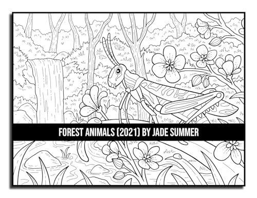 Forest Animals: An Adult Coloring Book with 50 Adorable Images of Woodland Creatures, Beautiful Flowers, Nature Scenes, and More! - Image 39