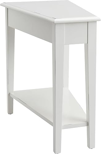 Miniatura 69 de Leick Home 10074-DS - Mesa auxiliar reclinable con plataforma con estante, color arena del desierto Arenas del desierto,Negro -,Gris,Roble de