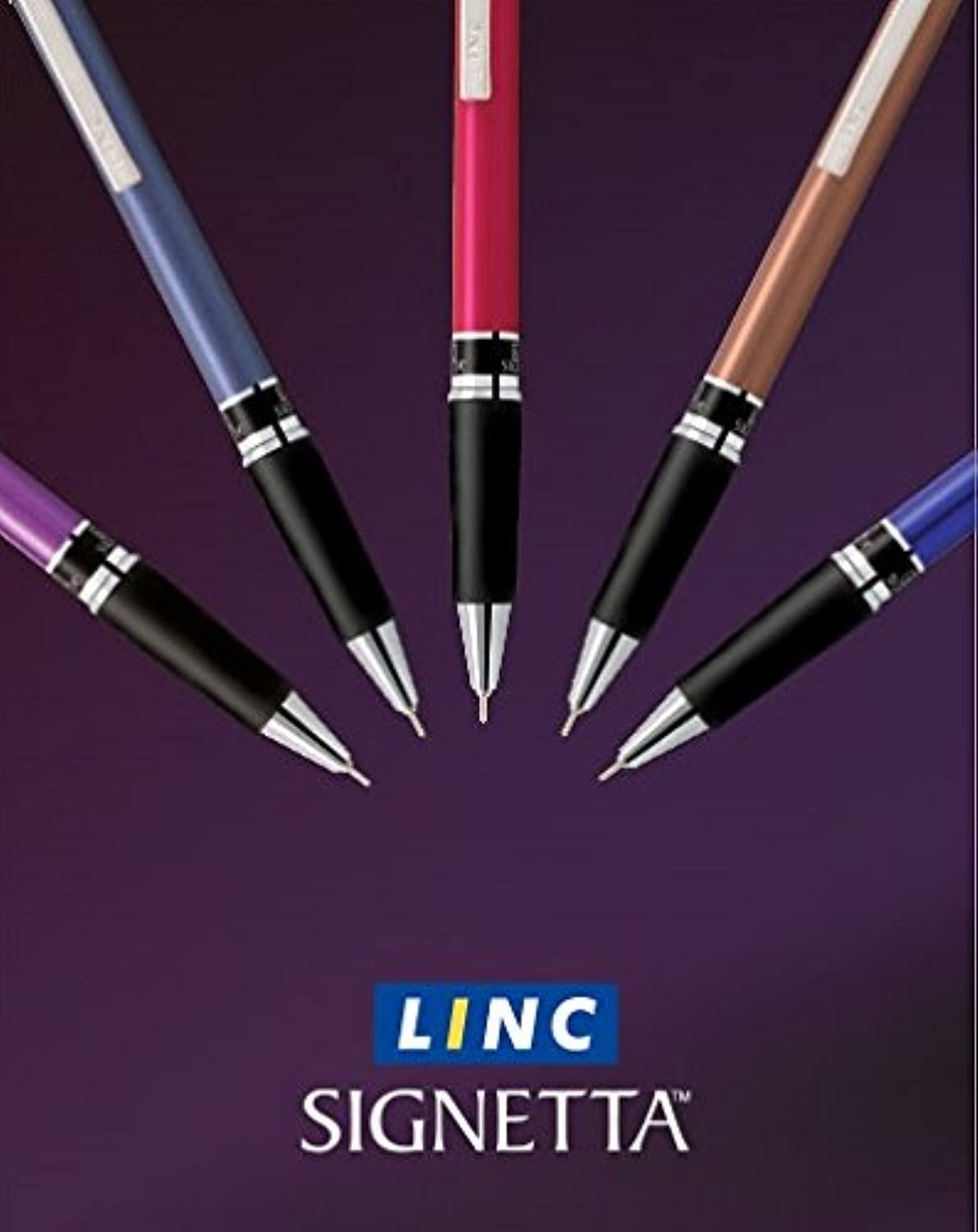 Linc Signetta Ball Point Pen - Blue (Pack of 10)