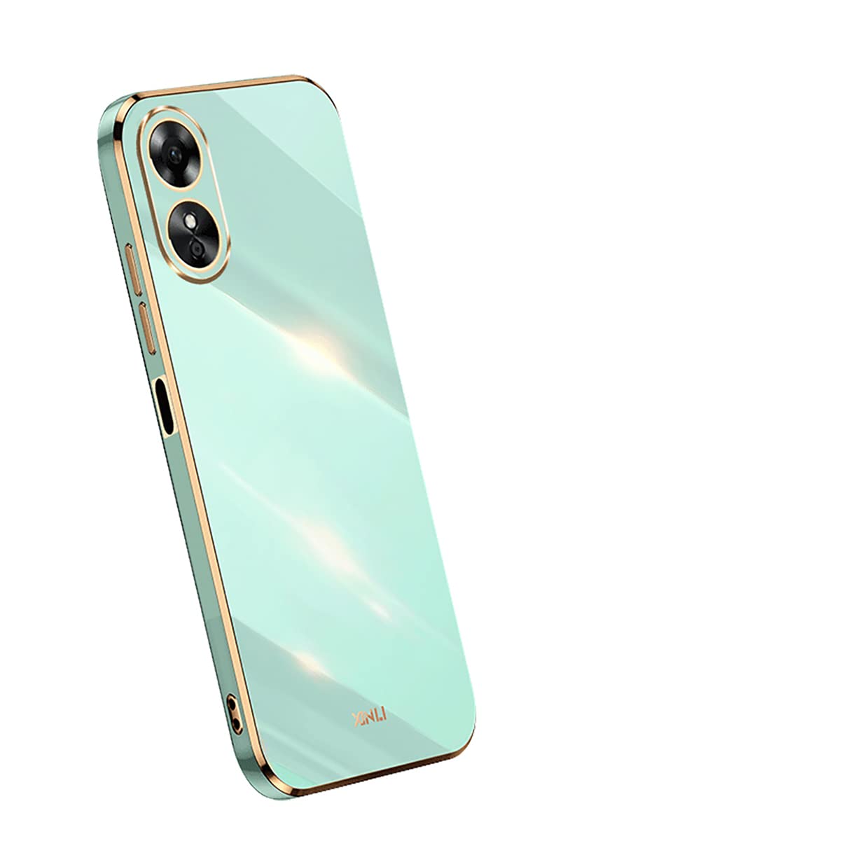 JIAFEI Cover per Oppo A17, Rugged Trasparente Dual Layer