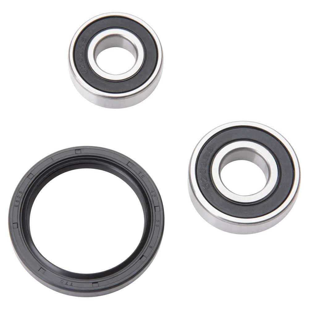 Tusk Front Wheel Bearing and Seal Kit Compatible with Kawasaki KLR650 1987-2018