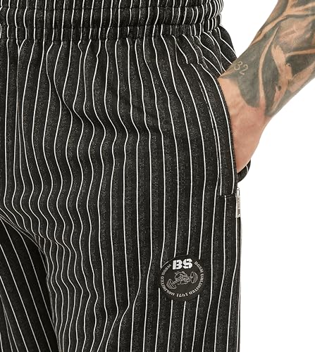 Men's Loose Fit Cotton Sweatpants with Zippered Pockets, Gym Lifestyle Pants3