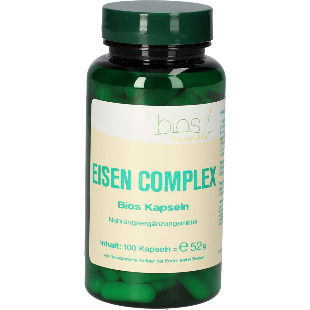 Bios Eisen Complex, 100 Kapseln, 1er Pack (1x 52g)