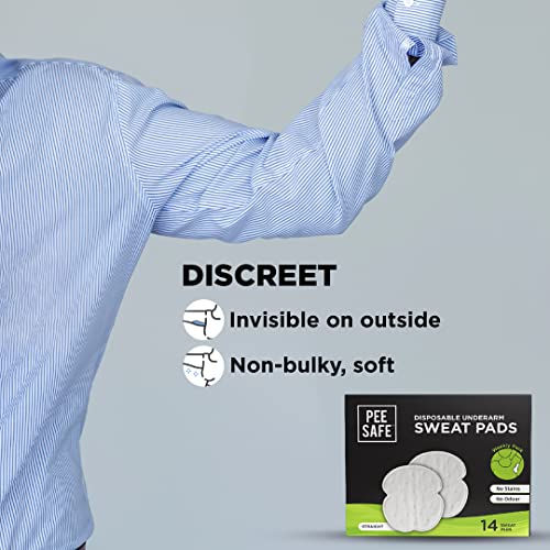 Pee Safe RC078_2 Peesafe Armpit Sweat Pads - Straight(14 Pads) | Underarm Sweat Pads thumb #5