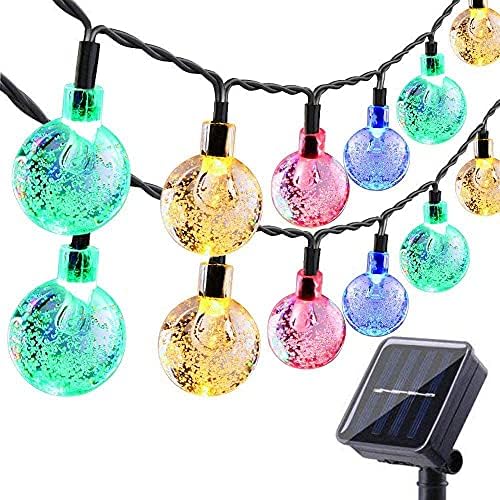 Guirlande Lumineuse Solaire 50 LED - 7m - 8 Modes - Étanche IP65 - Pour Jardin Et Extérieur