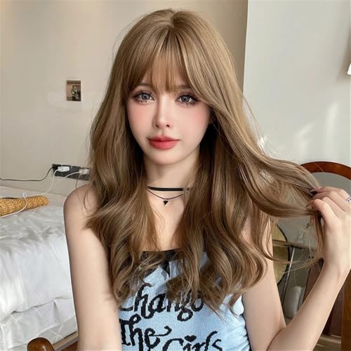 Perruque brune longue ondulée naturelle pour sublimer votre style au quotidien