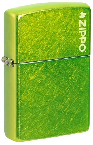 Image of Zippo Classic Lurid Translucent Windproof Lighter - Bright Finish with Zippo Logo, Refillable, (BIS Certified)