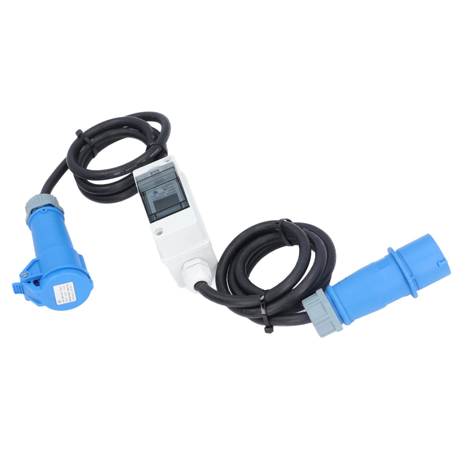 Wattmetro Portatile Impermeabile Misuratore di Potenza con Memoria di Interruzione di Corrente Grande Display LCD per con Spina 220V