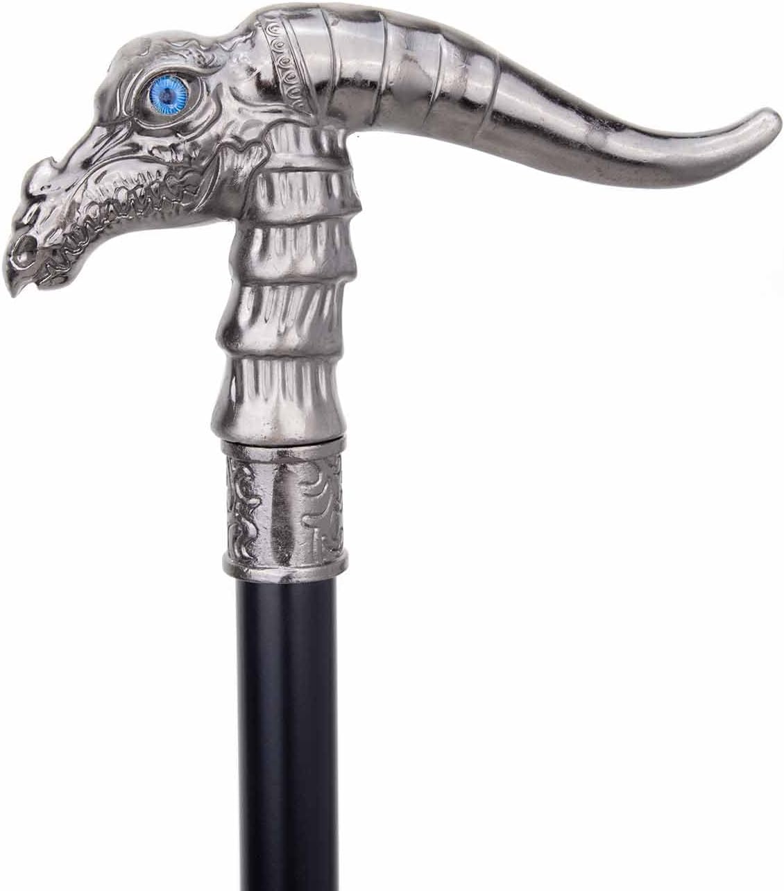 Blue Eye Dinosaur Fashion Walking Stick Decorative Stick Cospaly Vintage Party Fashionable Walking Cane Crosier 93cm