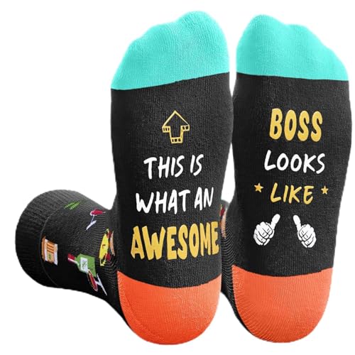 HAPPYPOP Boss Gift Socks - Ideas for Men and Women...