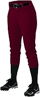 Vista 10 de Alleson Athletic Girls Belt Loop Fastpitch Pant Escarlata