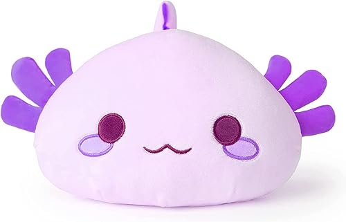 Miniatura 58 de Onsoyours - Linda almohada afelpada grande con diseño de ajolote/salamandra y relleno suave, estilo kawaii (ajolote color naranja, 19 pulgadas)