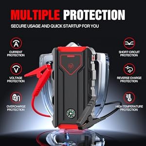 8000mAh Car Jump Starter, 12V Emergency Jump Starter — photo 6 of 6