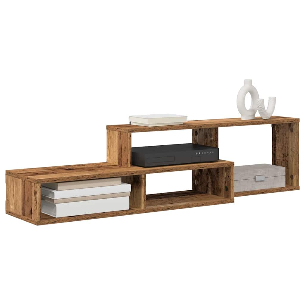 Mobile TV da parete, 120 x 25 x 28,5 cm, in legno opaco
