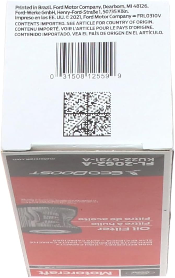 Motorcraft Oil Filter (Pack of 2)