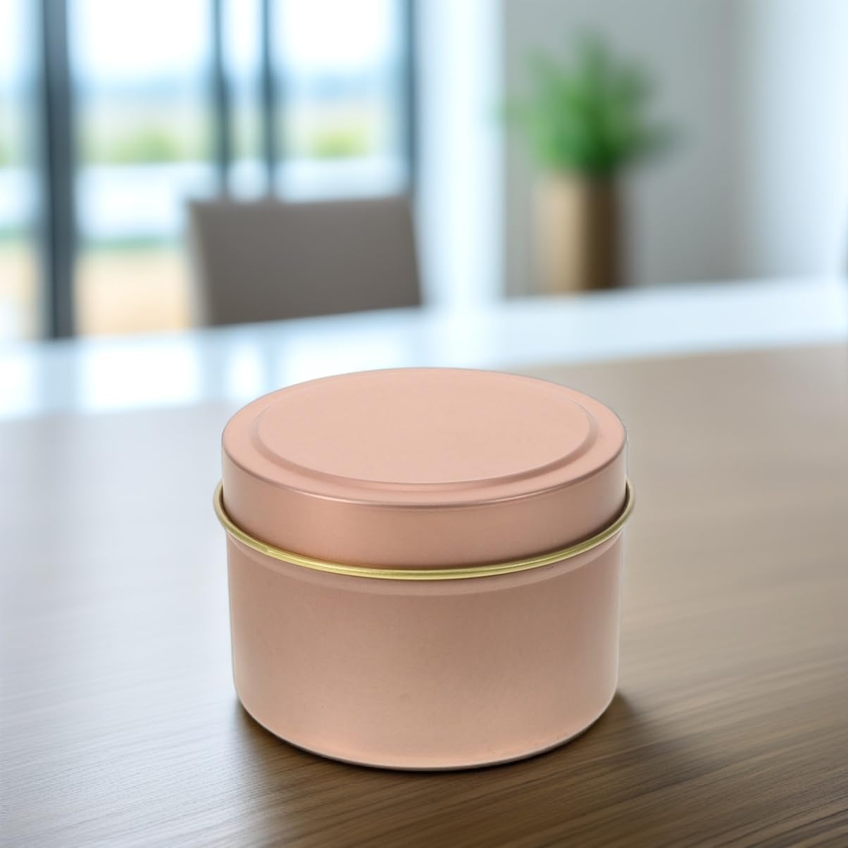 Cabilock 12pcs Iridescent Candle Jars Metal Candle Tins Empty Diy Aromatherapy Cans
