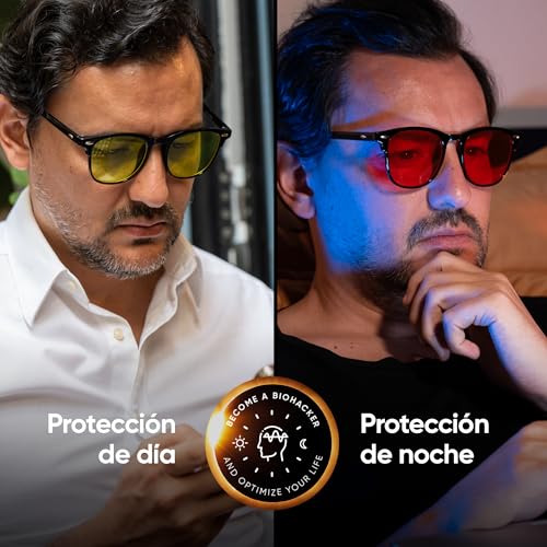 Miniatura 2 de Gafas Luz Azul Hombre Y Mujer Set 2 Rojas Bloqueo Anti-Azul Filtro