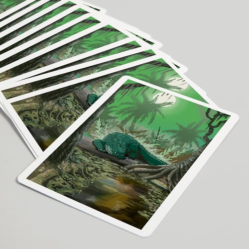 Baraja de Póker Alligator in Swamp 52 cartas miniatura 5