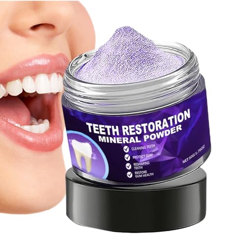 ETUCYNG Dentifricio in Polvere,Pulizia Profonda Denti - Dentifricio in Polvere Riparazione Immediata 50G per Igiene Casa Cura Personale Bagno Routine Mattutina Viaggio