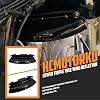 Motorcycle Lower Triple Tree Wind Deflector Fit for Harley Touring Electra Glides Road Glides Road Kings Street Glides 2014-2024 (Black)