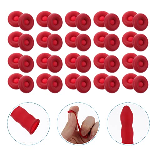 balacoo 150 piezas tapas para sellado de masilla color rojo para preservar tubos abiertos y evitar humedad miniatura 6