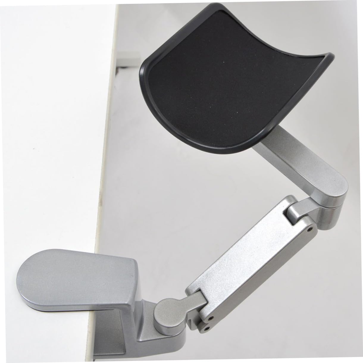 DOITOOL Soporte Ergonómico de Aluminio para Brazo y Muñeca Ajustable Reposabrazos para Ordenador Portátil Consola de Ratón Alivio de Dolor de Hombro Diseño Flexible y Fácil Instalación